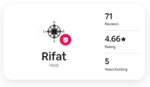 airbnb rating airbnb host rating 4.66*