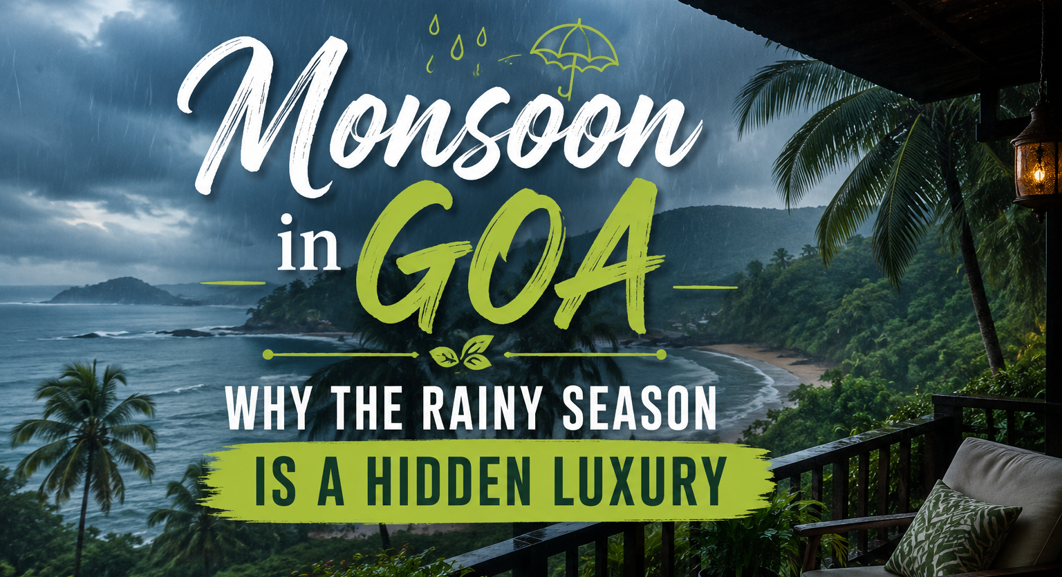 Monsoon in Goa: Why the Rainy Season is a Hidden Luxury with scenic coastal and villa views