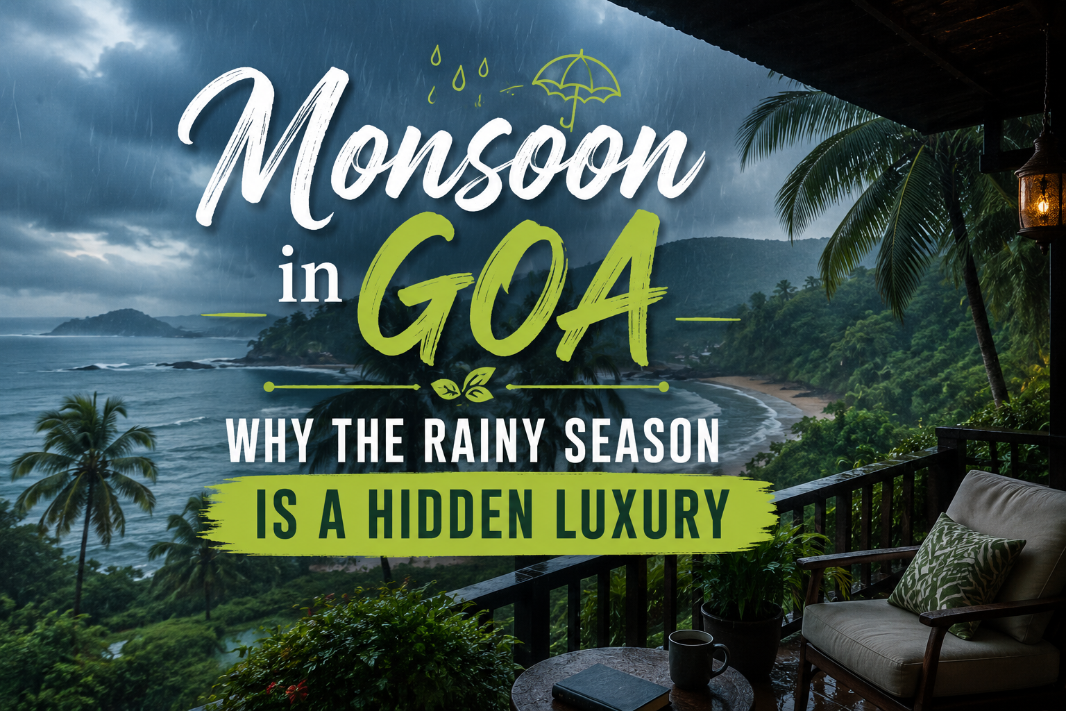 Monsoon in Goa: Why the Rainy Season is a Hidden Luxury with scenic coastal and villa views